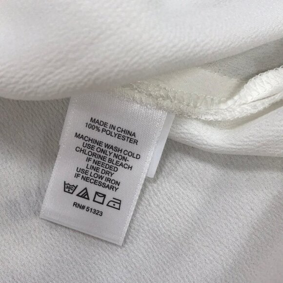 Women's 1.State Tie Neck One-Shoulder Top - Picture 6 of 6